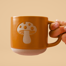 Load image into Gallery viewer, Retro Mushroom Ceramic Mug