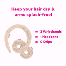 Load image into Gallery viewer, Drip Eraser 3pc Spa Set | 2 Wrist Bands + Headband