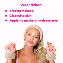 Load image into Gallery viewer, Drip Eraser 3pc Spa Set | 2 Wrist Bands + Headband