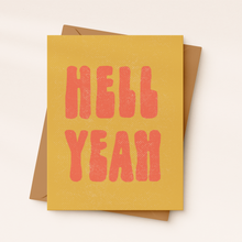 Load image into Gallery viewer, Hell Yeah Card | Funny Congrats Card | Fall Card