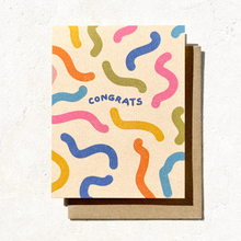 Load image into Gallery viewer, Congrats Squiggle Card