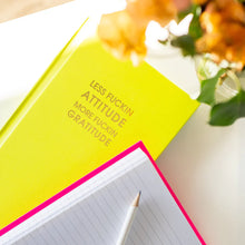 Load image into Gallery viewer, Less Fucking Attitude More Gratitude - Hardcover Journal