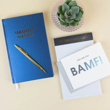Load image into Gallery viewer, Manifest That Shit - Bold Metallic Hardcover Journal
