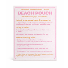 Load image into Gallery viewer, Sand-Proof Beach Pouch 12" | Soft zip pouch | Palm tree bag