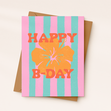 Load image into Gallery viewer, Summer Birthday Card | Tropical Birthday Card | Hibiscus
