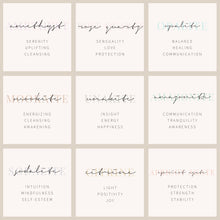 Load image into Gallery viewer, Assorted Crystal Box | Healing Crystals Gift Set | Garnet Lash