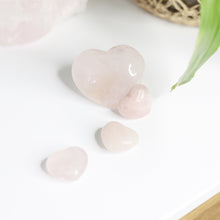 Load image into Gallery viewer, Rose Quartz Heart Healing Crystal Garnet Lash Studios San Diego California