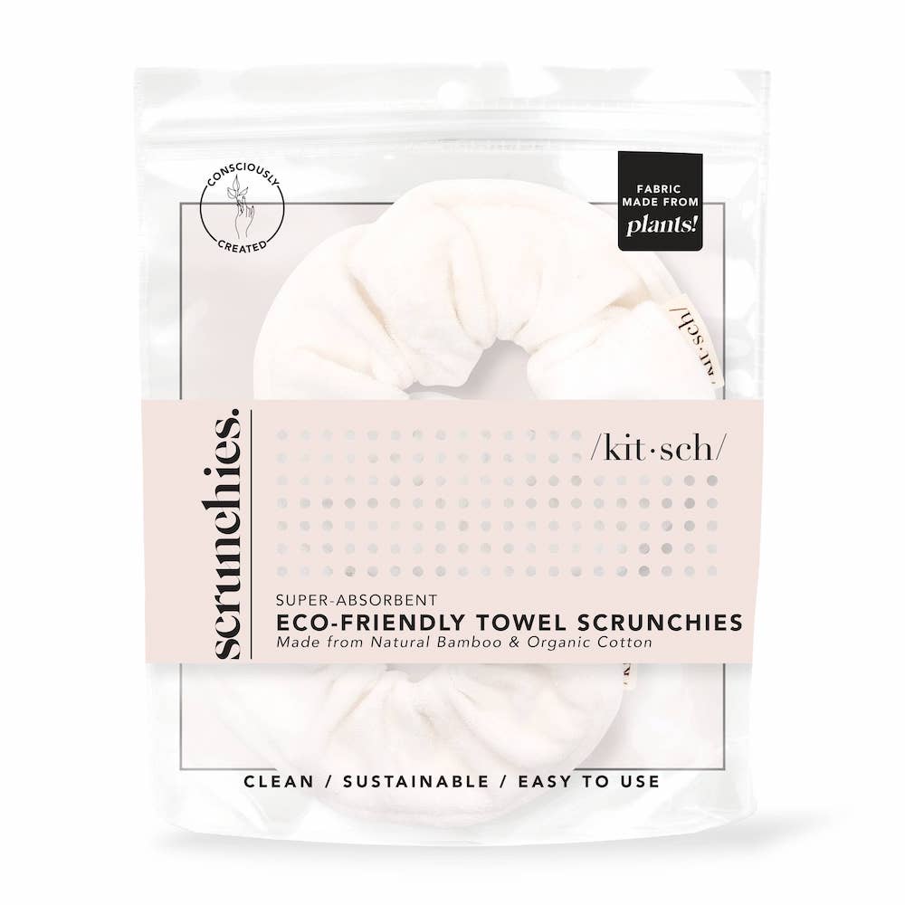 Eco-Friendly Towel Scrunchies