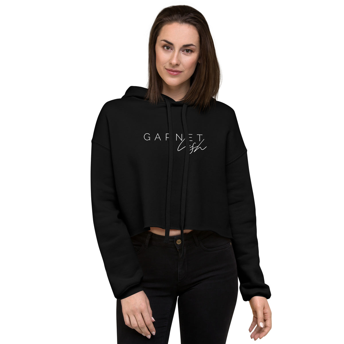 Crop Hoodie – Garnet Lash