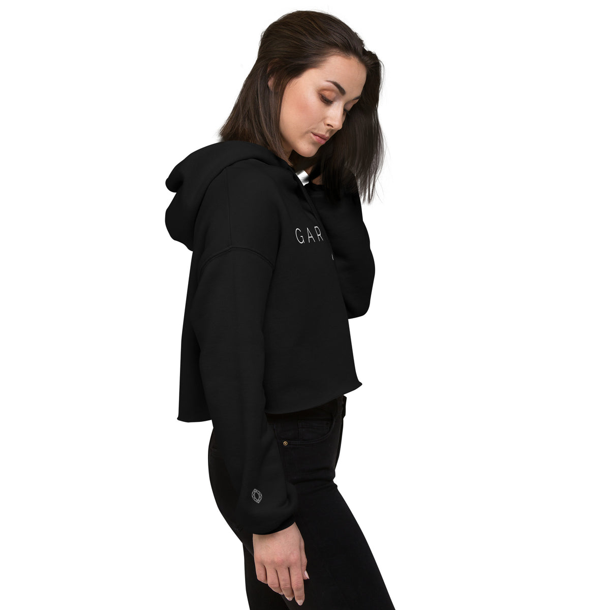 Crop Hoodie – Garnet Lash