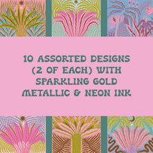 Load image into Gallery viewer, Botanical Fantasy Note Cards
