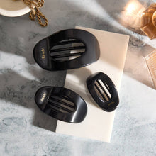 Load image into Gallery viewer, Black Flat Cloud Clip - Large
