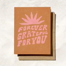 Load image into Gallery viewer, Forever Grateful Card – Thank you Card
