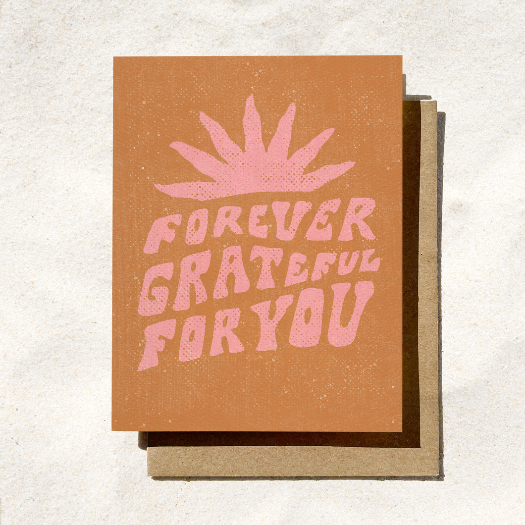 Forever Grateful Card – Thank you Card