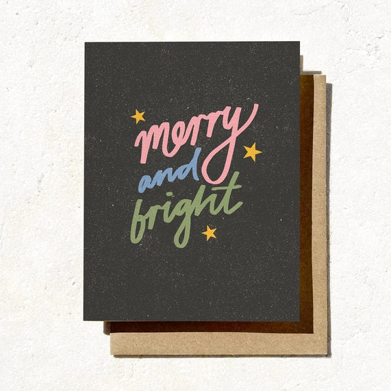 Merry And Bright Christmas Card | Holiday | Greeting Cards