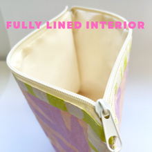 Load image into Gallery viewer, Sand-Proof Beach Pouch 12" | Soft zip pouch | Palm tree bag
