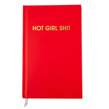 Load image into Gallery viewer, Hot Girl Shit - Fierce Fire Red Hardcover Journal
