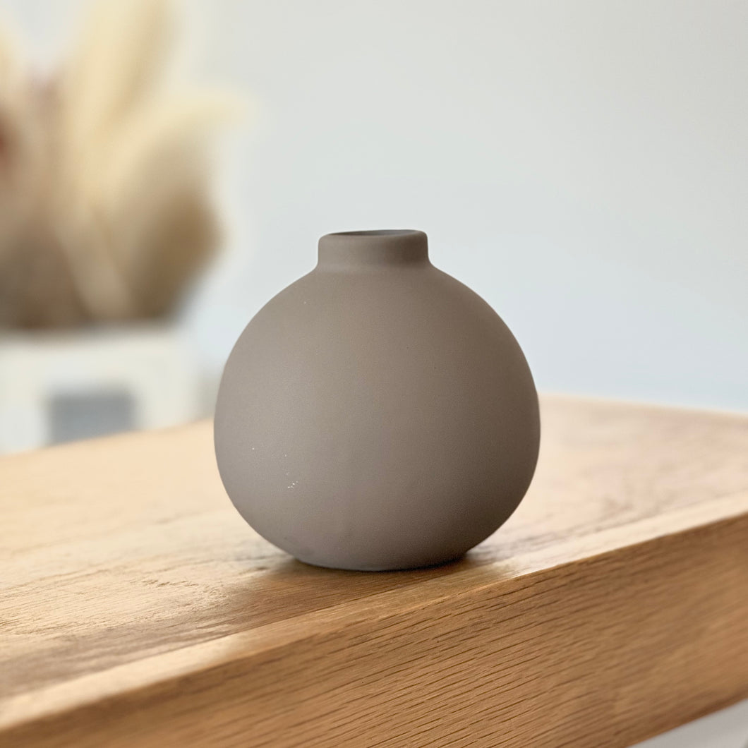 Modern Mini Ceramic Bud Vase | Minimalist Home Decor