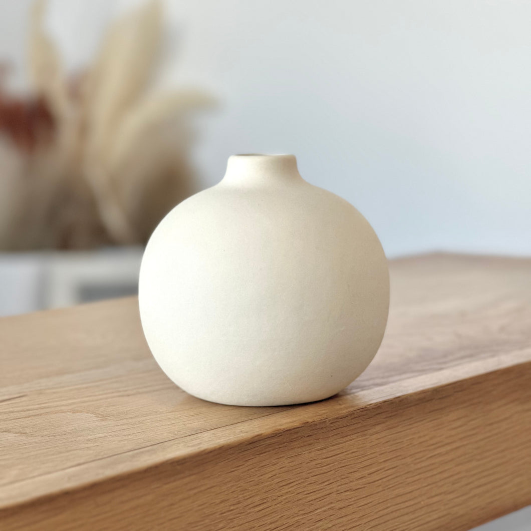 Modern Mini Ceramic Bud Vase | Minimalist Home Decor