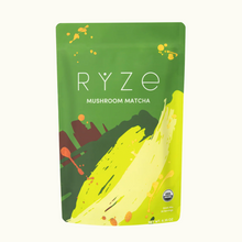 Load image into Gallery viewer, Green package of RYZE Mushroom Matcha on a white background
