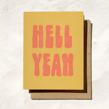 Load image into Gallery viewer, Hell Yeah Card | Funny Congrats Card | Fall Card
