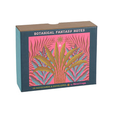 Load image into Gallery viewer, Botanical Fantasy Note Cards
