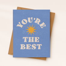 Load image into Gallery viewer, You're The Best Card | Thank You Card
