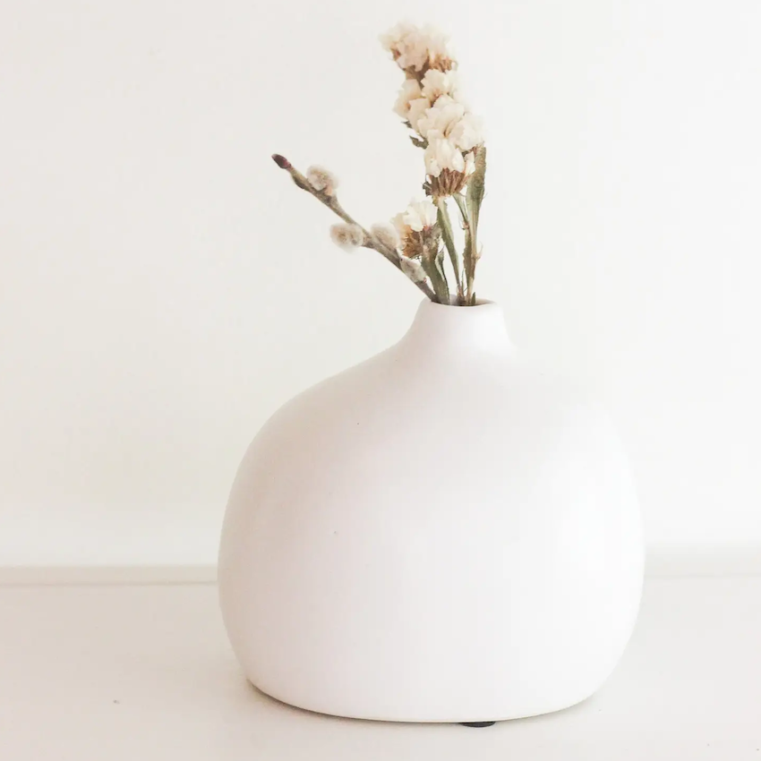 Ceramic Bud Vase - Round